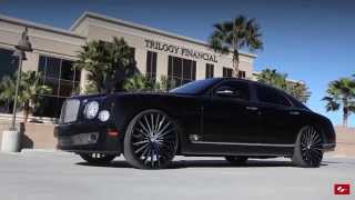 Bentley Mulsanne on Custom 24quot LZ722 Lexani Wheels [upl. by Rame596]