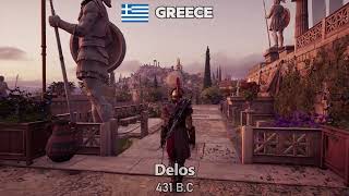 Assassins creed Odyssey complete all cities exploration 4k Max graphics [upl. by Allesiram]