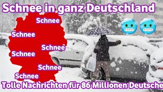 Schneesturm in ganz Deutschland Zum ersten Mal in der Geschichte im November Großes Schneechaos [upl. by Estel]