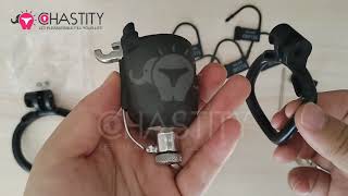 MChastity  How to Use Spiked Male Chastity Device [upl. by Samp862]