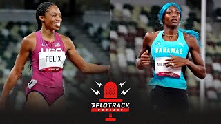 Can Allyson Felix Challenge MillerUibo In Olympic 400m Final Rematch [upl. by Itsym]