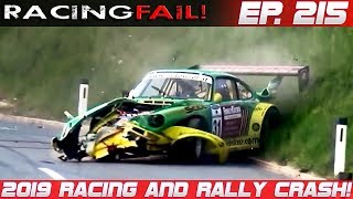 RACINGFAIL CHANNEL DEMONETIZED Racing and Rally Crash Compilation 2019 Week 215 [upl. by Pollock780]