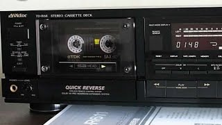 JVC TD R611VICTOR DECK CASSETTE AUDIOPHILE TOP VINTAGE HIEND [upl. by Anaeed]