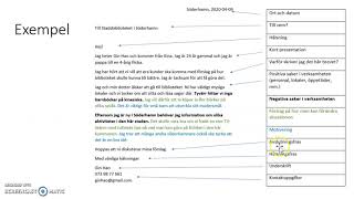 Informella och formella brev Brev med förslag [upl. by Vardon]