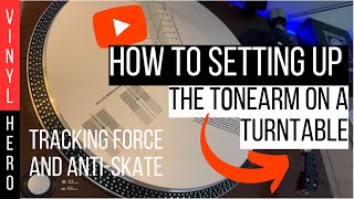 How To Set Up a TURNTABLE turntable vinyl [upl. by Whatley]