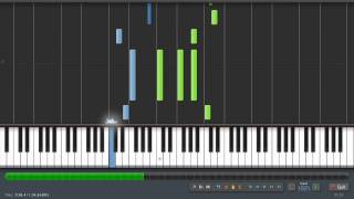 Handel Sarabande  Piano Tutorial Synthesia  Sheet Music amp MIDI [upl. by Essilec]