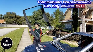 Safelite Cracked Windshield Replacement For My 2019 Subaru WRX STI [upl. by Odella]