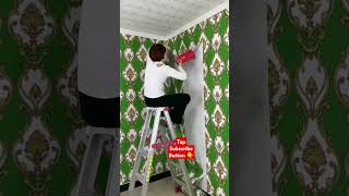 How to stick wallpaper on wall wallpaper how to paste wall lovewallpapers hdscreen wallpaperhd [upl. by Marilin575]