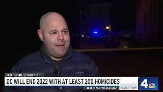 DC to End 2022 With More Than 200 Homicides [upl. by Louanna874]