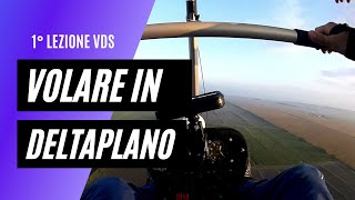 Volo deltaplano motore 1° Lezione VDS  45 min [upl. by Auliffe]