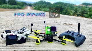 Quick speed test on iflight nazgul5 v2 4s 2207 2750kv motors [upl. by Ardnayek]