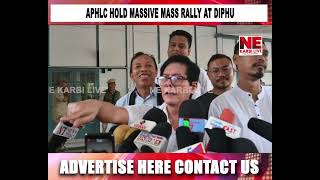 APHLC hold massive mass rally at Diphu Karbi Anglong ll NE Karbi Live ll [upl. by Martella992]