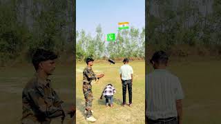 Indian army salute kon jada pavarfull hai youtubeshorts indianarmy trendingshorts comedy [upl. by Odlauso226]