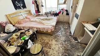 😱CLEANING A HOARDER NIGHTMARE ROOM 😨THE MOTHER WAS IMMEDIATELY SCARED OFF [upl. by Philine]