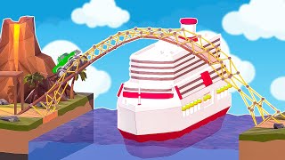 We built this bridge using trigonometry Poly Bridge 2 [upl. by Talbot326]