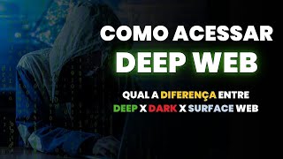 Como ACESSAR A DEEP WEB  qual a diferença entre Deep Web DarkWeb Surface Web [upl. by Ardeen]