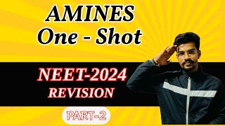 Amines in One Shot  Part2  All Concepts Tricks MCQs amp PYQs  NEET2024Class12  neet [upl. by Naitsihc]