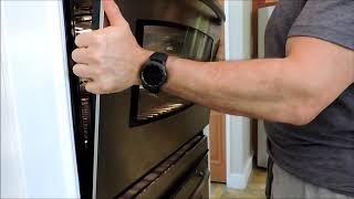 How To Remove and Reinstall Oven Door Easy [upl. by Eytak638]