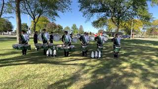 Novi HS drumline 2022 playing the MCNUTT SPECIAL 😳 [upl. by Ahtnammas]