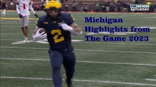 2023 Michigan Football Highlights v OSU [upl. by Cadell522]