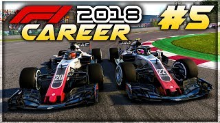 F1 2018 Career Mode Part 5 FIRST CONTRACT NEGOTIATIONS MEGA SCRAP WITH TEAMMATE AT SPAIN [upl. by Philps168]