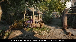 Wunduniik v300  Skyrim SE Wabbajack Modlist  Riverwood Showcase  NEXT GEN GRAPHICS [upl. by Fabiolas]