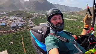 Paragliding in Tenerife Tierra del Trigo El Tanque [upl. by Wickham902]