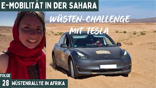 Mit Tesla durch die Sanddünen der Sahara Bis ins Nomadencamp machbar Teil 28 [upl. by Ahsia]