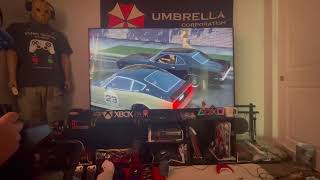 Playing Midnight Club LA on XBOX 360 with G29 racing wheel and ReaSnow S1 [upl. by Reginauld789]