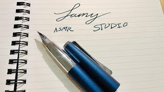 Lamy studio Imperial Blue ASMR [upl. by Damha]