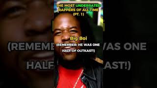 The Most UNDERRATED Rappers Pt 1 rap hiphop shorts [upl. by Elimac763]