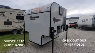 2023 TLRV CENT ALL NEW TRUCK CAMPER AND ONLY 940 POUNDS WILL FIT MIDSIZE AND FULL SIZE TRUCKS [upl. by Elburt]