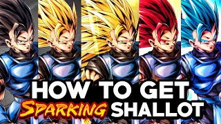 HOW TO GET FREE SPARKING SHALLOT  Dragon Ball Legends  All Transformations Gameplay [upl. by Abercromby25]