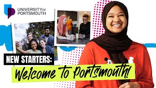 Welcome to Portsmouth  from our students  Starting uni [upl. by Nerrej]