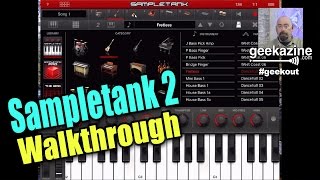 SampleTank 2 by IK Multimedia Walkthrough [upl. by Llerral192]