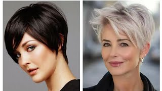 CORTES DE CABELLO CORTO MUJER 2024 pixie Haircut ideas [upl. by Edmead]