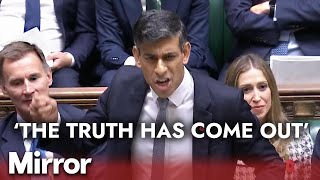 Furious Rishi Sunak reacts to Rachel Reeves 2024 Budget [upl. by Vins]