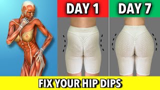 Fix Your Hip Dips Easily in Just 5 MinDay [upl. by Greenlee333]