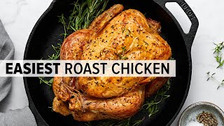 ROAST CHICKEN  a super easy whole roast chicken recipe the easiest [upl. by Algy]