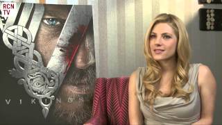 Vikings Katheryn Winnick Interview [upl. by Defant501]