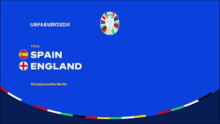 ENGLAND V SPAIN  EURO FINAL 2024  FULL MATCH [upl. by Acinomaj]