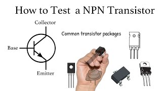 How to check NPN transistors [upl. by Hamrnand]