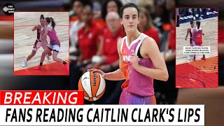 Fans Read Caitlin Clarks Lips During Viral AllStar Moment With Kelsey Plum [upl. by Charmian182]