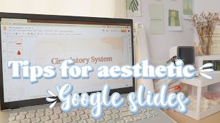 TIPS IN MAKING AESTHETIC GOOGLE SLIDE PRESENTATION I GoogleSlide presentation for school ftDoratoon [upl. by Yenahpets261]