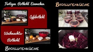 Apfelrotkohl Einwecken [upl. by Eeraj411]