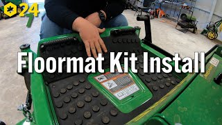 How to Install Floormat Kit on John Deere Z7 Mowers [upl. by Nylime]