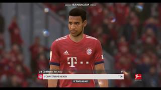 CORENTIN TOLISSO GOAL VS HERTHA BSC BERLIN BUNDESLIGA FIFA 19 [upl. by Dena]