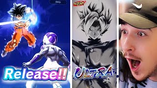 Reacting to NEW Custom Summon Animations and ULTRA in Dragon Ball Legends [upl. by Chaim72]