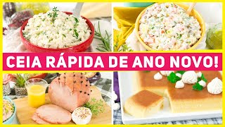 4 RECEITAS para SALVAR sua CEIA DE ANO NOVO  Receitas de Reveillon 2020  Receitas de Minuto [upl. by Reinald]