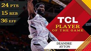 Deandre Ayton 24 PTS  TCL Player Of The Game  BAH vs LBN  FIBA OQT 2024 Spain [upl. by Carn314]